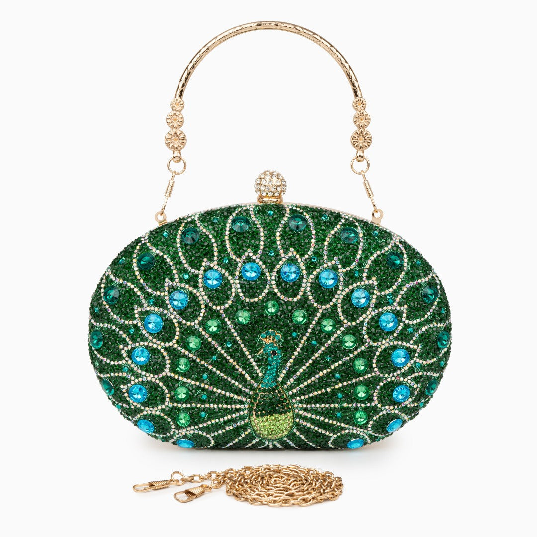 Madyson Clutch Bag With Rhinestones