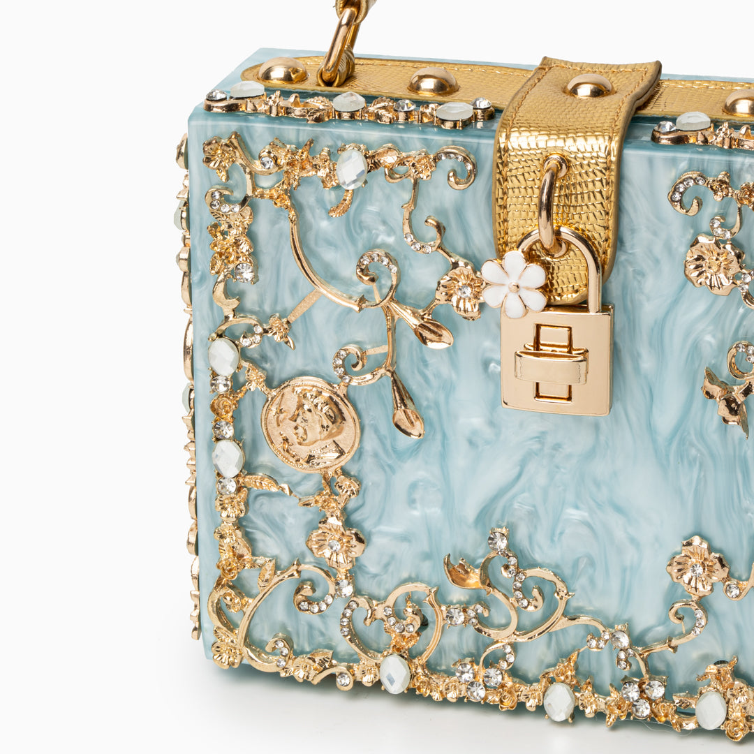Sky Blue Acrylic Handbag Box