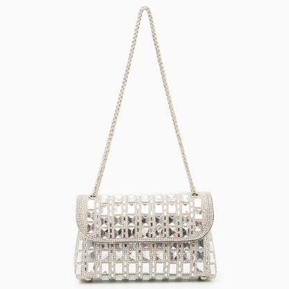Ayesha Clutch Bag With Gemstones