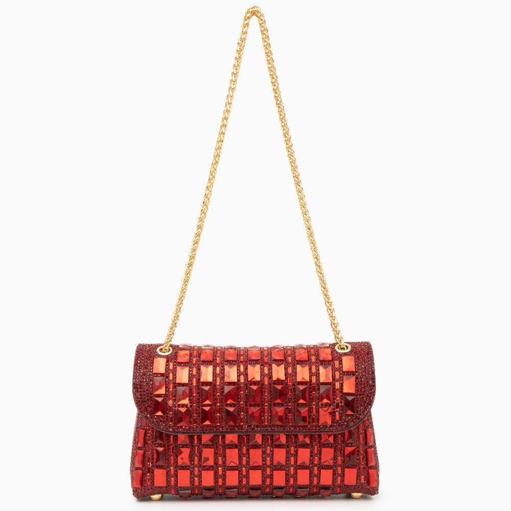 Ayesha Clutch Bag With Gemstones