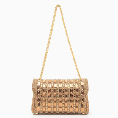 Ayesha Clutch Bag With Gemstones