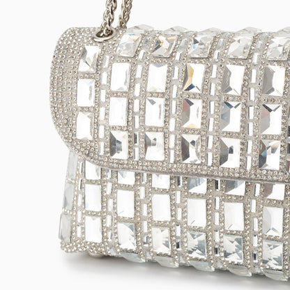 Ayesha Clutch Bag With Gemstones