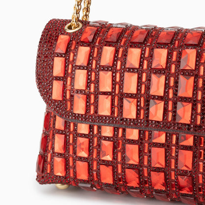 Ayesha Clutch Bag With Gemstones