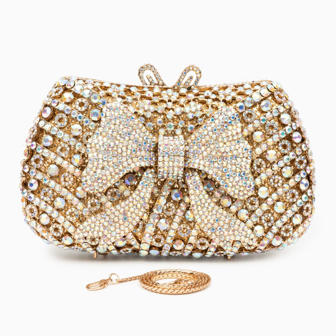 Diamonds Bow Clutch By Lauren