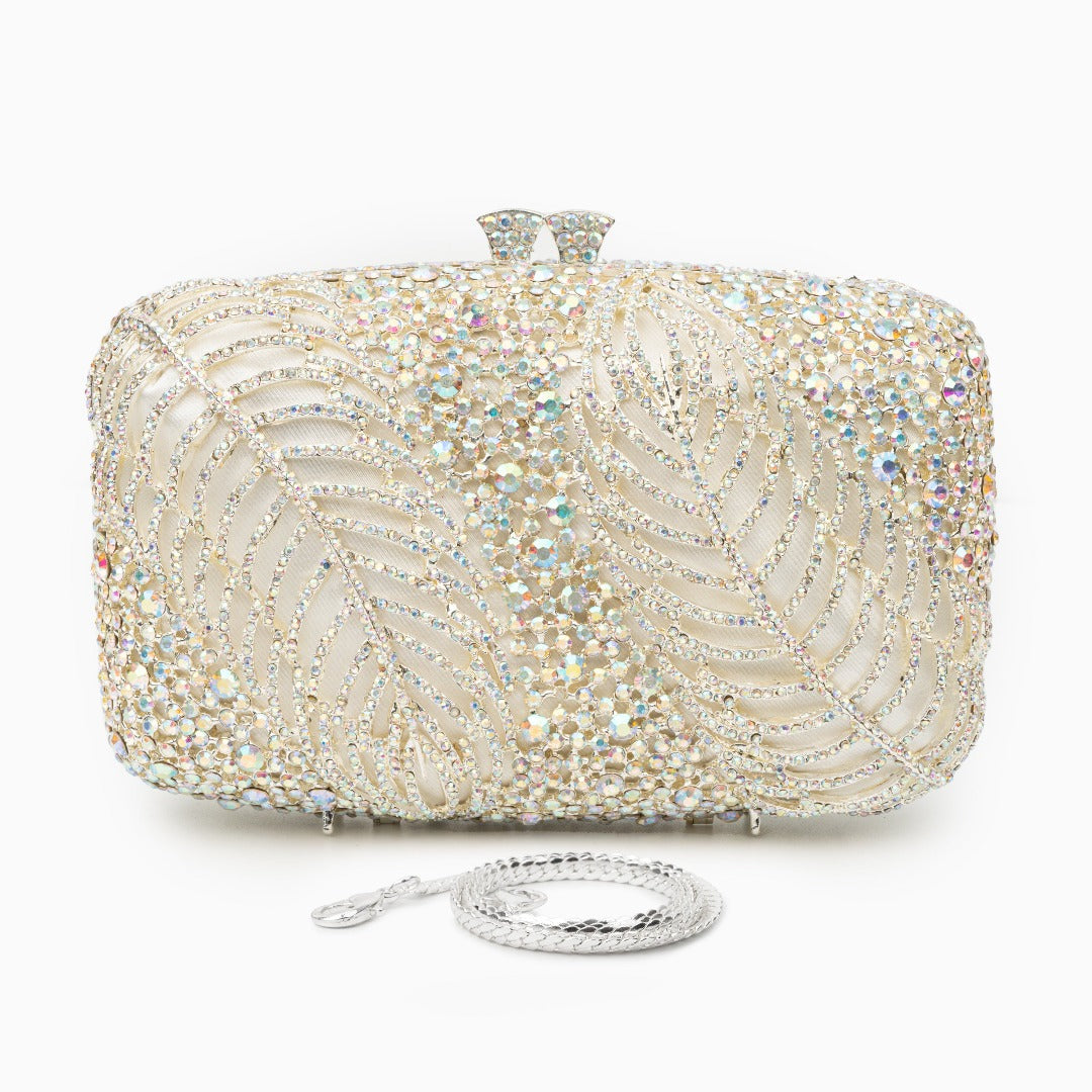 Sparkling Foliage Clutch Bag