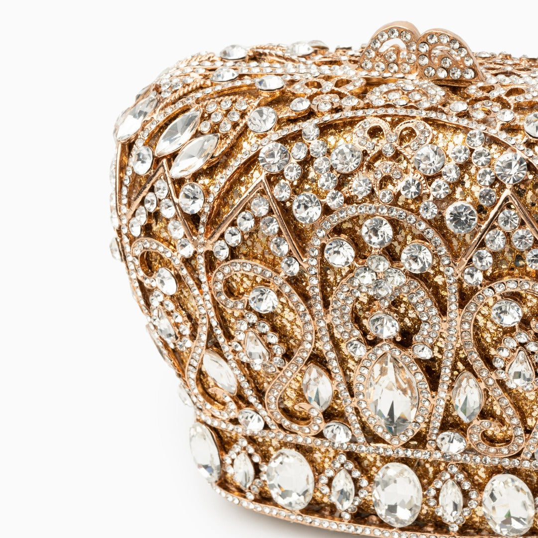 Crystal Crown Evening Bag