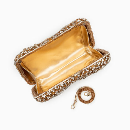 Rhea Crystal Clutch Bag