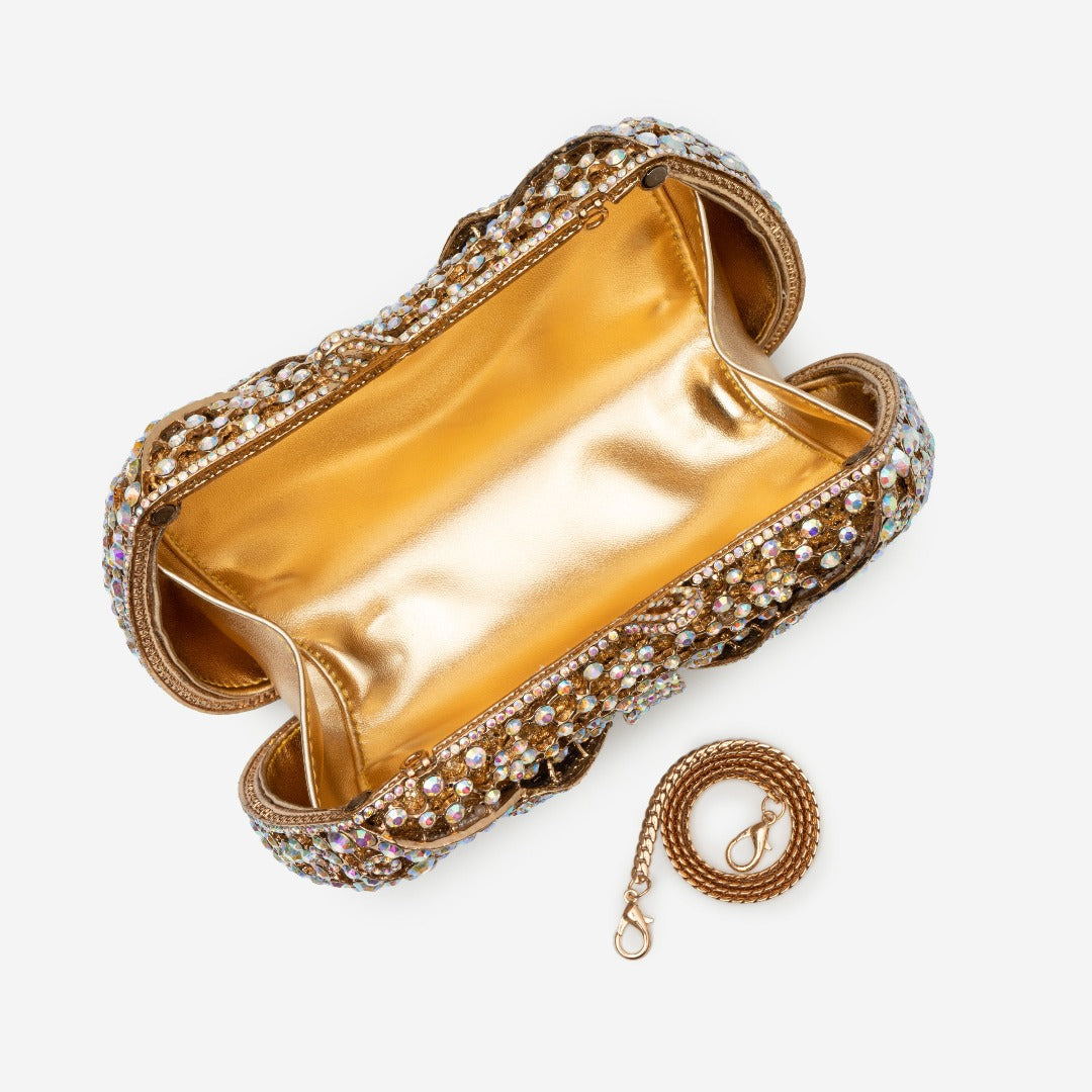 Diamonds Bow Clutch By Lauren