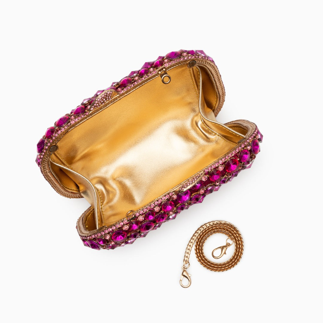 Rhinestone Clutch Bag By Jessica