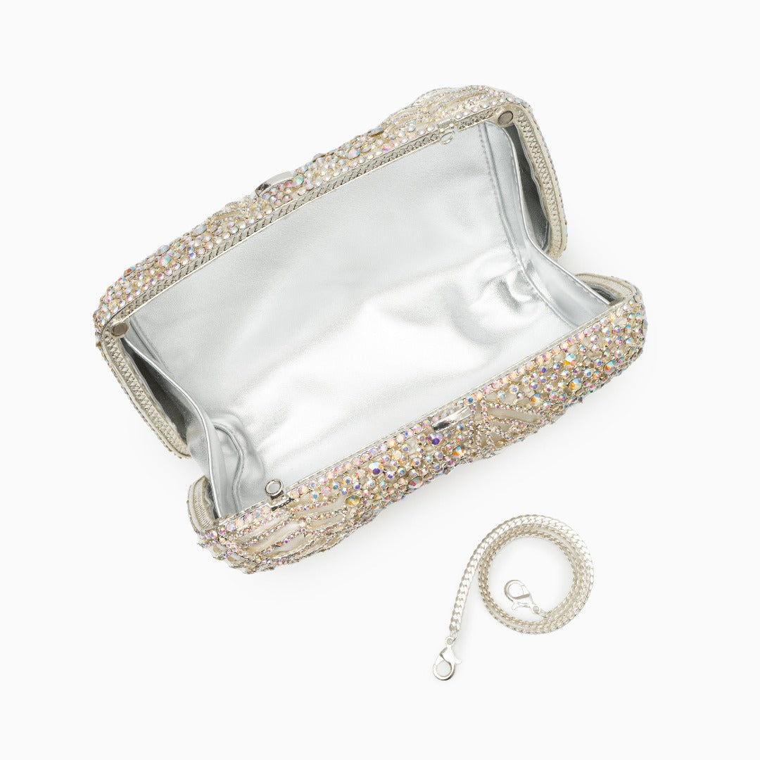 Sparkling Foliage Clutch Bag