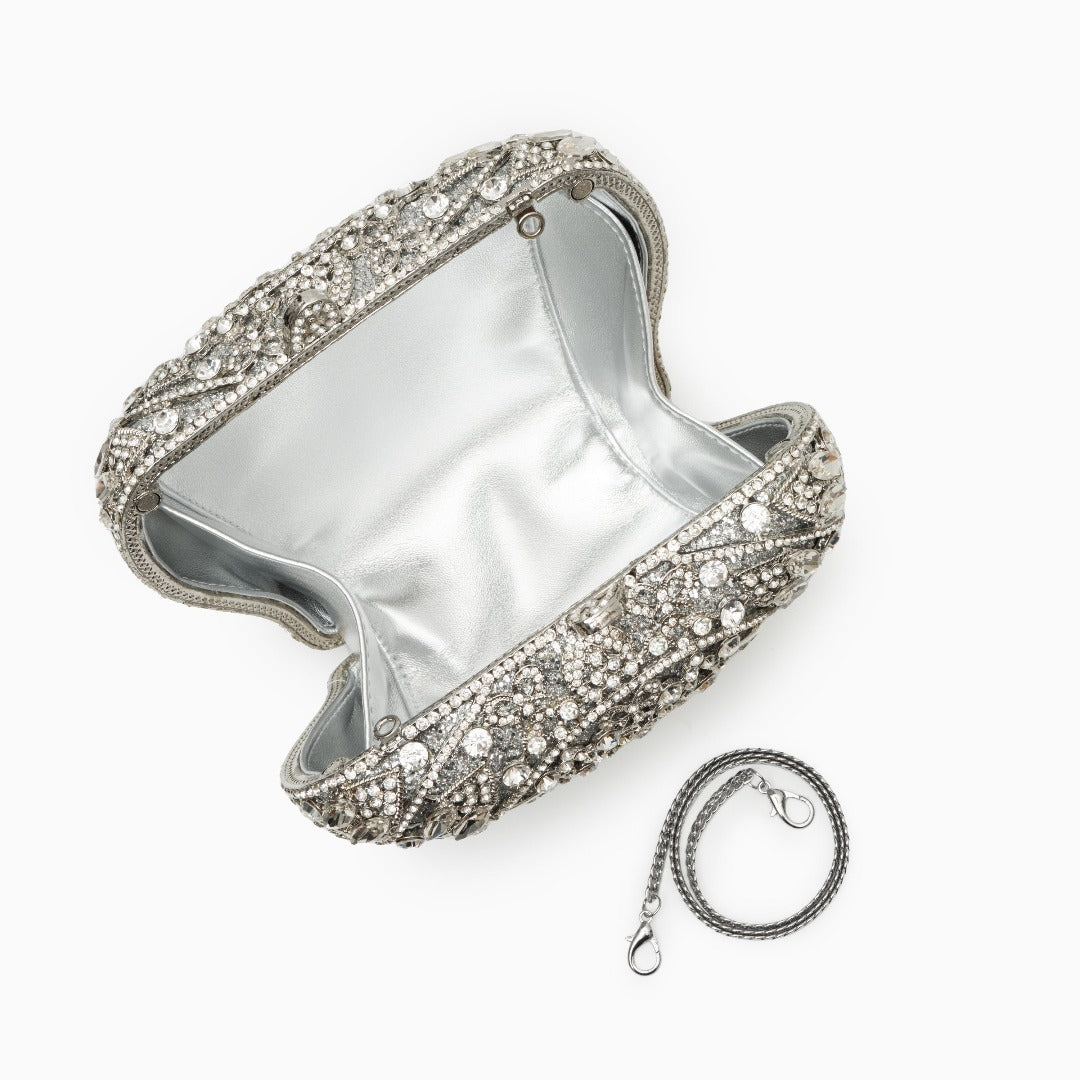 Crystal Crown Evening Bag