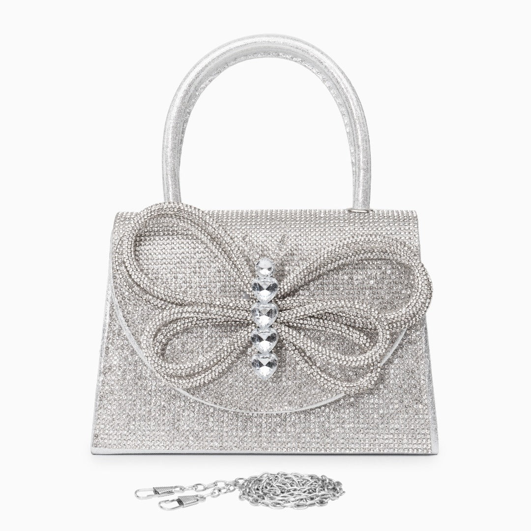 Rhinestone Butterfly Handbag