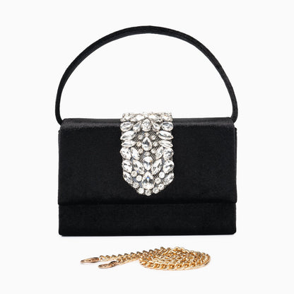 Crystal Encrusted Diamond Handbag