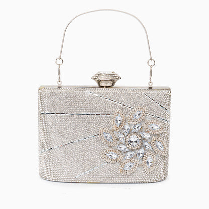 Diamond Clutch Bag By Eda Silver