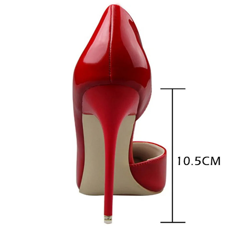 Patent Leather Stiletto Heels For Women - Sexy Party Pumps