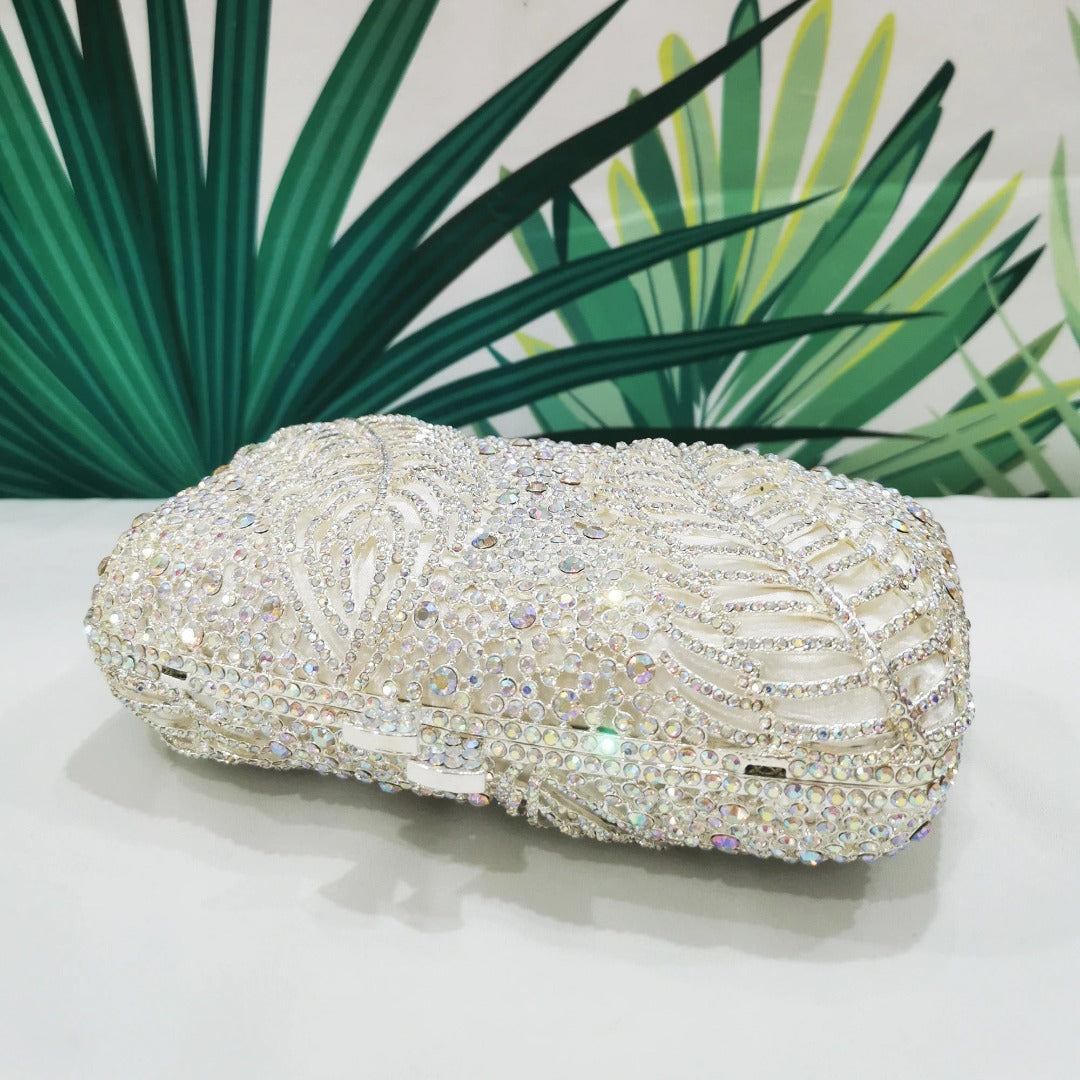 Sparkling Foliage Clutch Bag