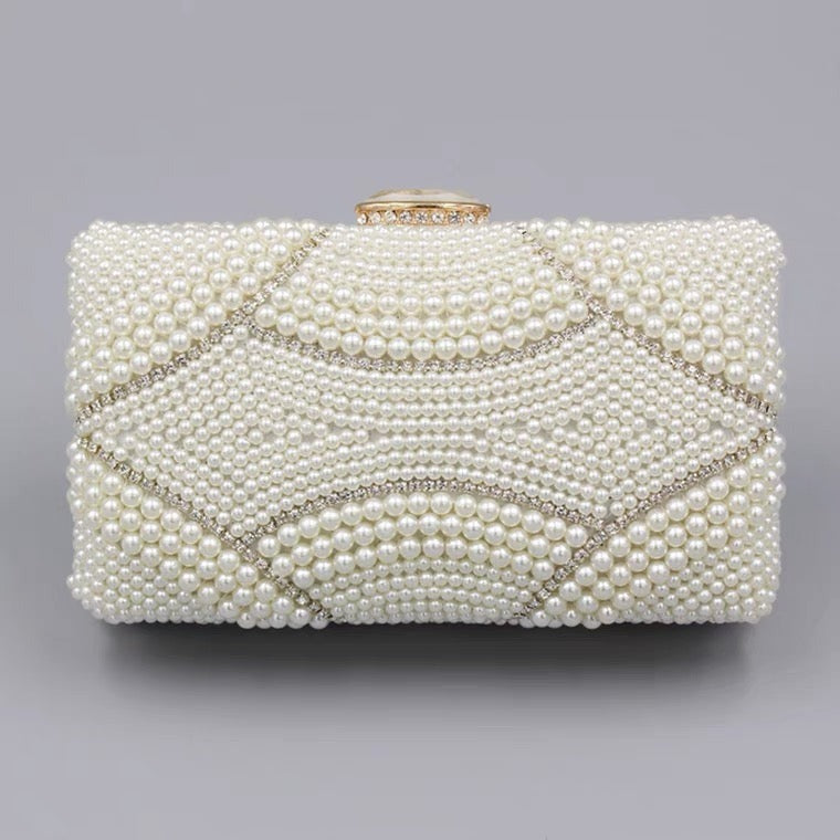 Violeta Pearl Evening Clutch