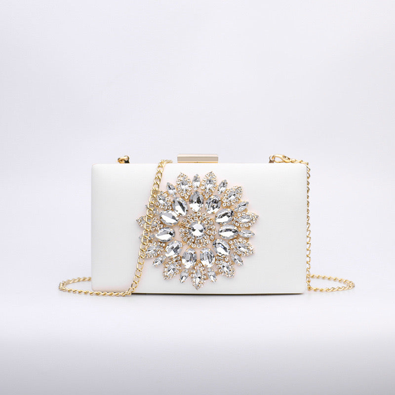 Diamond Studded Evening Clutch By Jennifer