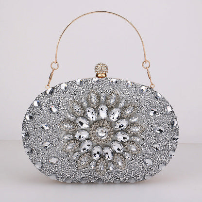 Diamond Encrusted Clutch Bag By Meghan