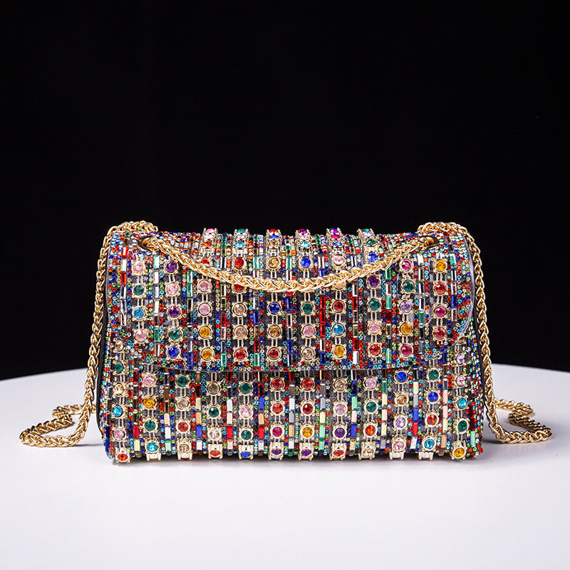 Kristi Diamond Chain Bag