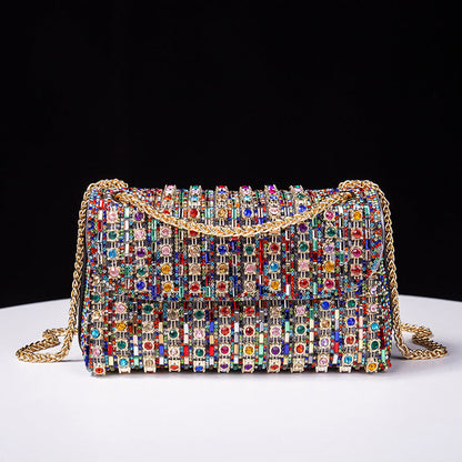Kristi Diamond Chain Bag
