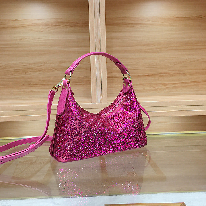 Rhinestone Handbag By Cindy
