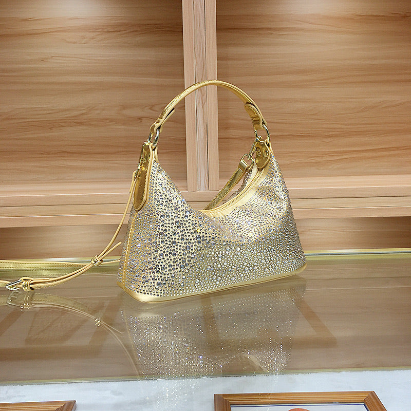 Rhinestone Handbag By Cindy
