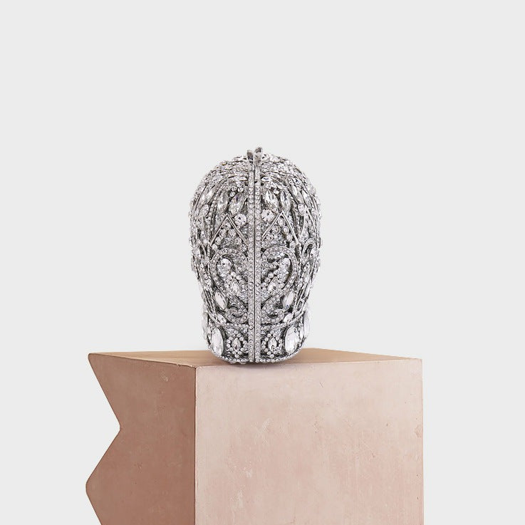 Crystal Crown Evening Bag
