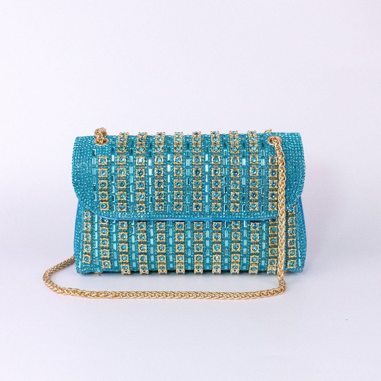 Chantal Clutch Bag With Diamond Detail