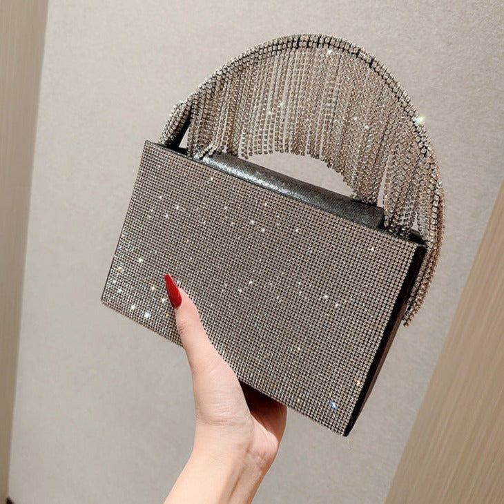 Sparkling Tassel Handbag By Natalie