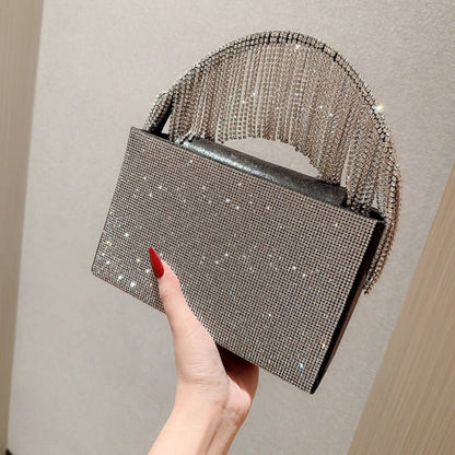 Sparkling Tassel Handbag By Natalie