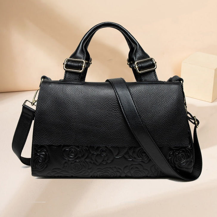 Misty Genuine Leather Tote Bag Medium Size