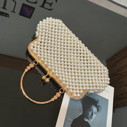 Woven Pearl Handbag By Joyce
