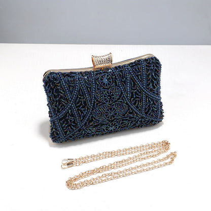 Kaia Elegant Beaded Clutch