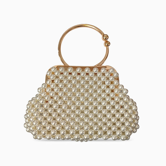 Kellie Pearl Woven Bag