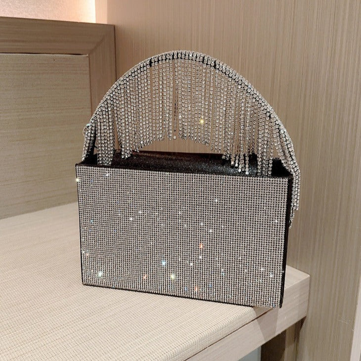 Sparkling Tassel Handbag By Natalie