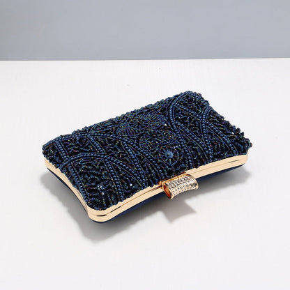 Kaia Elegant Beaded Clutch