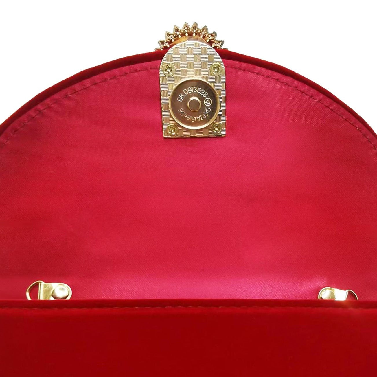 Red Velvet Handbag By Priscilla