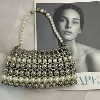 Retro Pearl Handbag By Karena