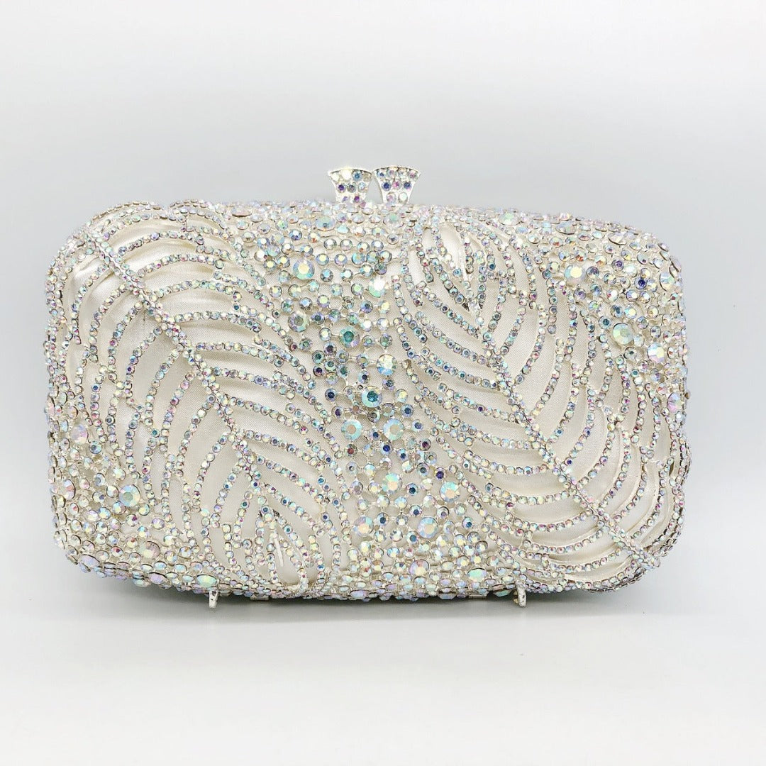 Sparkling Foliage Clutch Bag