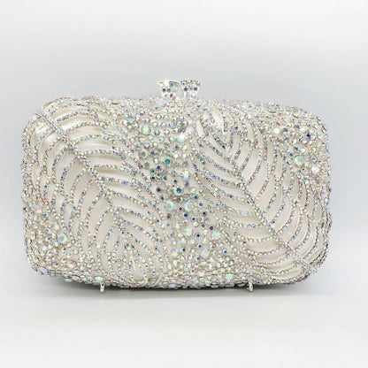 Sparkling Foliage Clutch Bag