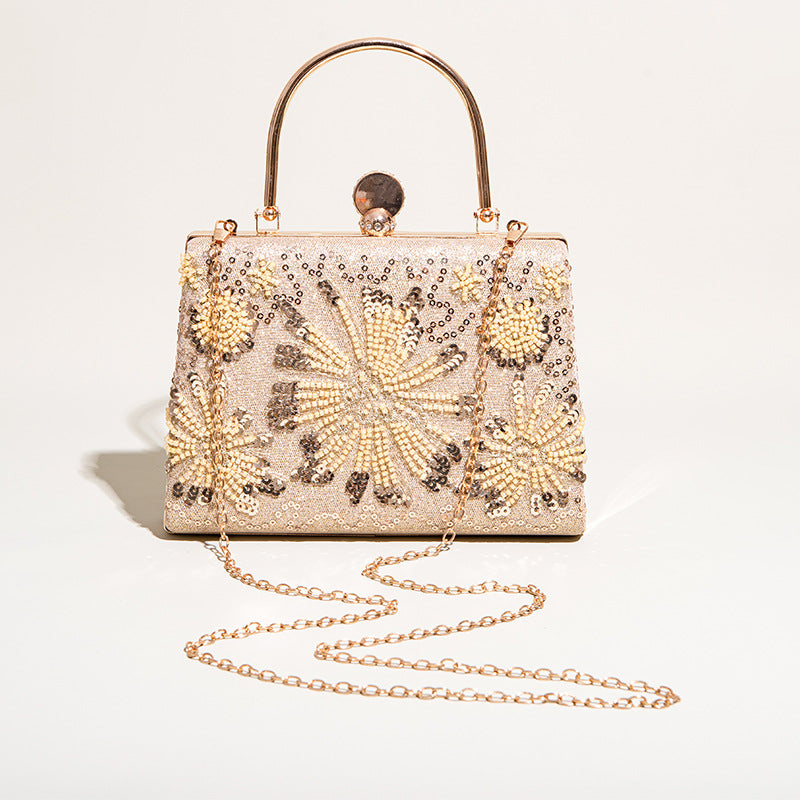 Margaret Beaded Clutch