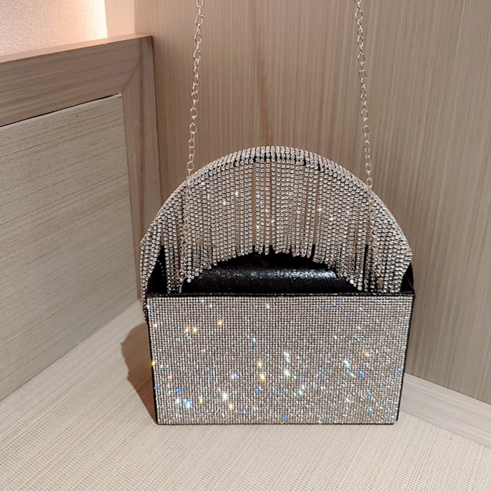Sparkling Tassel Handbag By Natalie