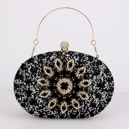 Diamond Encrusted Clutch Bag By Meghan