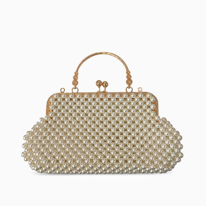 Woven Pearl Handbag By Joyce