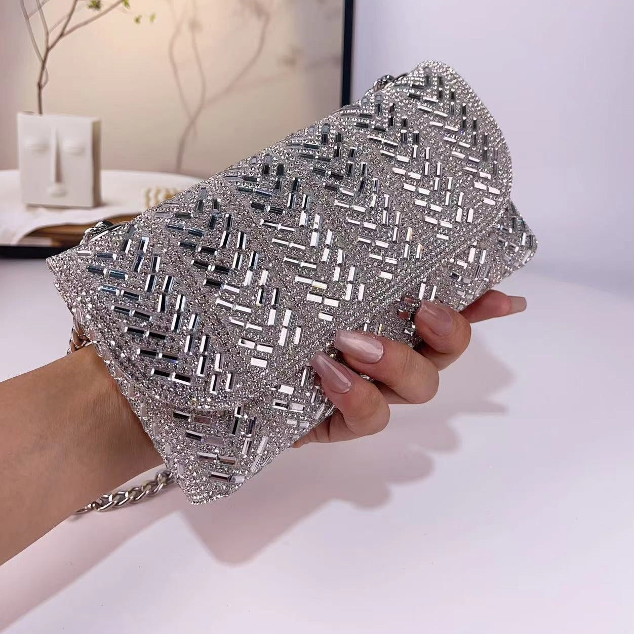 Crystals Clutch By Sharleen