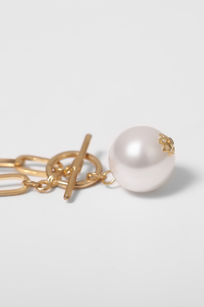 Pearl Pendant Necklace On Chain