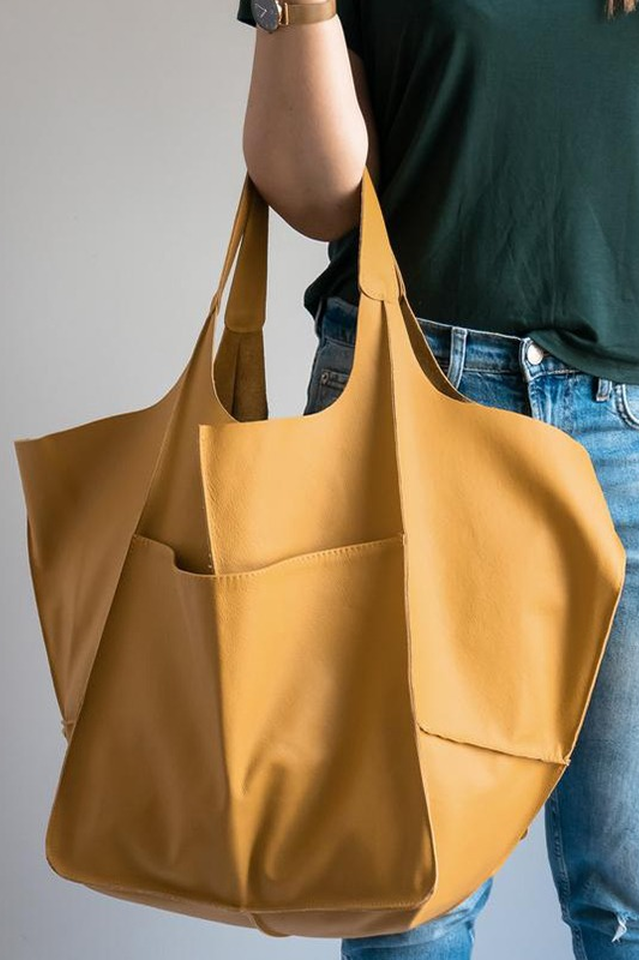 Leather Tote Bag For Shopping 5#