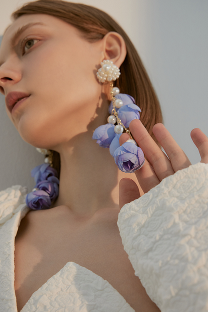 Floral Dangle Earrings