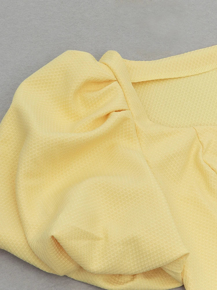 Abbey Puff Sleeve Set Dress
